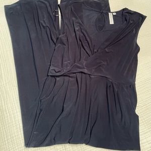 Long Navy Jumpsuit